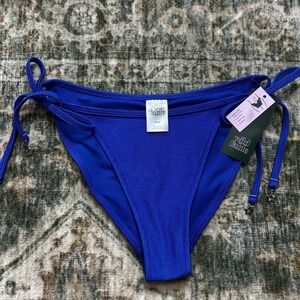 Wild fable royal blue star charm adjustable highleg lowrise cheeky bikini small